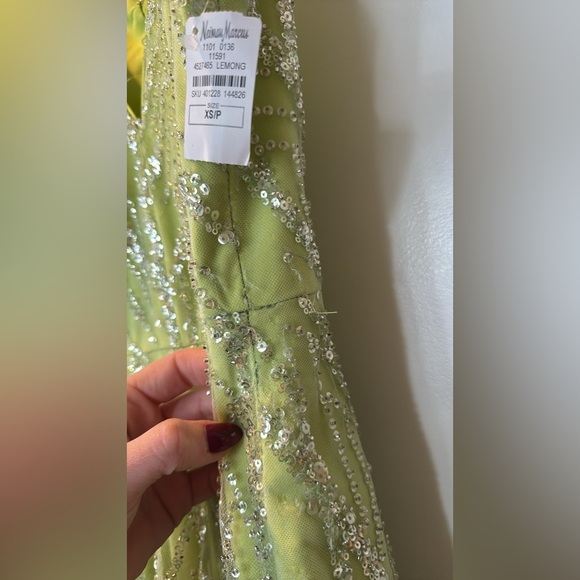 NWT Dress The Population Black Label "Charlie" jumpsuit XS Lemongrass Multi - Picture 13 of 16